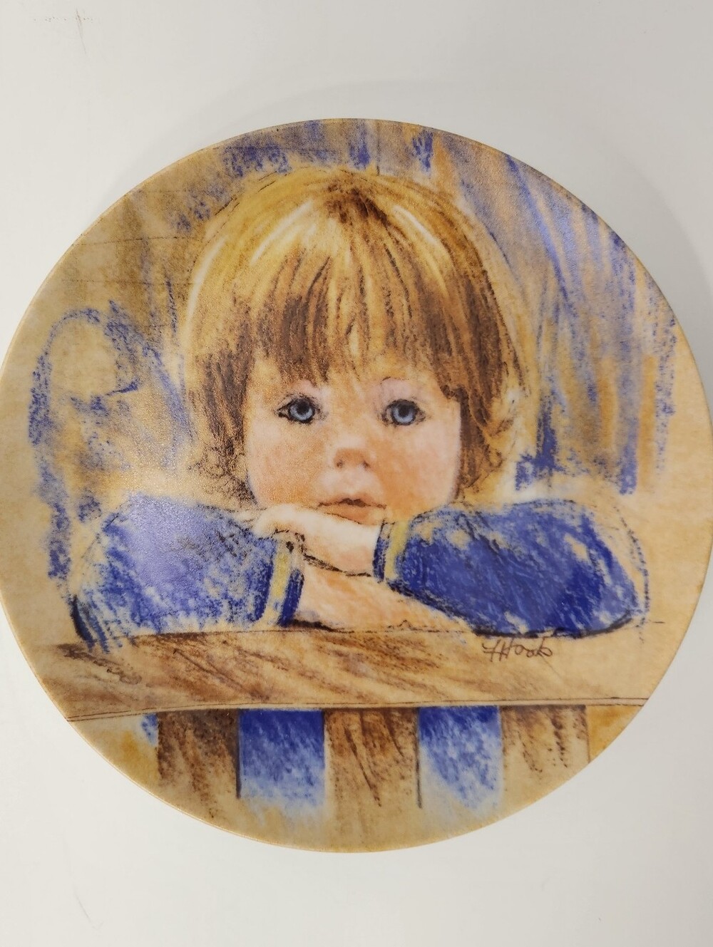 1985 Collectors' Plate By Frances Hook "Daydreaming"